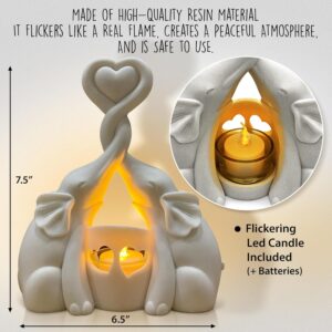 21st wedding anniversary candle holder gift