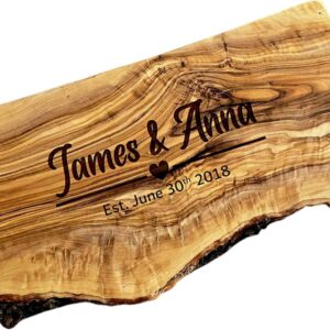 Olive wood chopping or cheese board - 5th anniversary gift